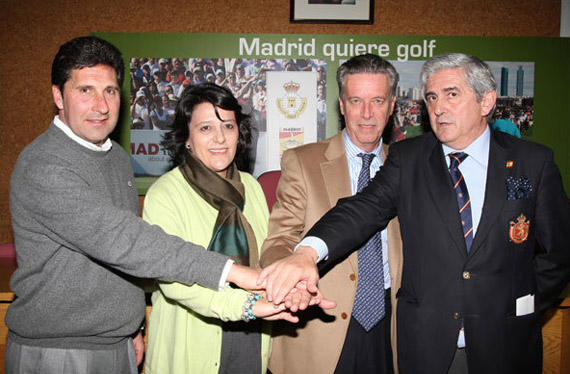 José María Olazábal, Inmaculada Juárez, Ignacio Guerras y Gonzaga Escauriaza (foto de Fernando Herranz)