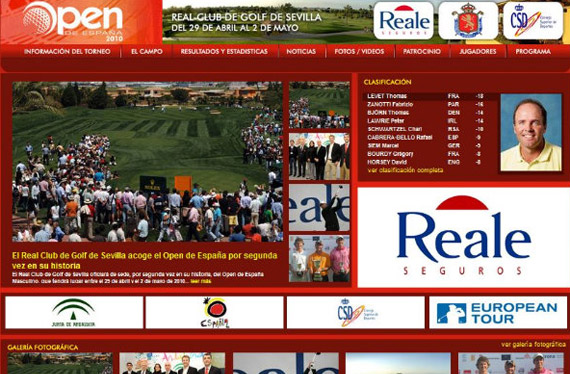 Imagen del artículo Ya está operativa la web del Open de España