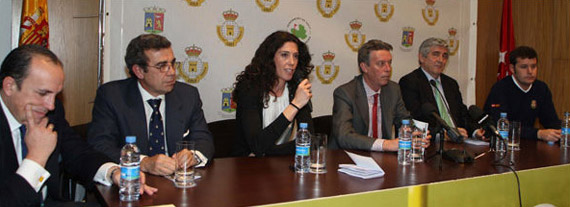 Carlota Castrejana, Directora General de Deportes de la Comunidad de Madrid, se dirige a los presentes (foto de Fernando Herranz)