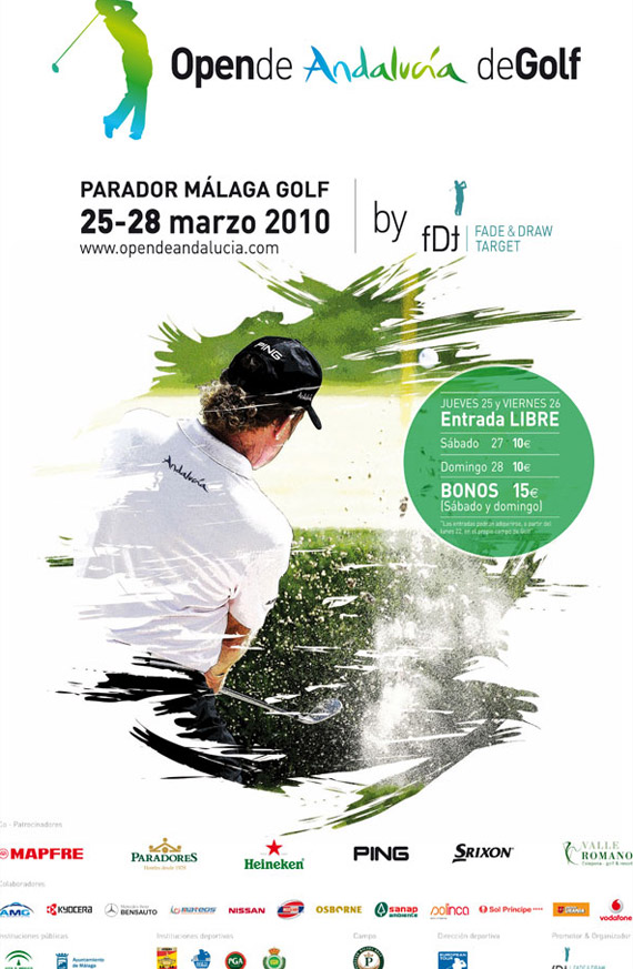 Cartel del Open de Andalucía 2010