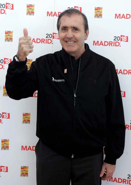 Severiano Ballesteros apoya la candidatura de Madrid 2018