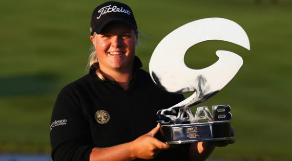 Caroline Hedwall, estrella emergente en el LET y flamante vencedora del PowerPlay Golf