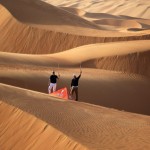 Kaymer y Donald, en su reto desértico en la previa del Abu Dhabi HSBC Golf Championship