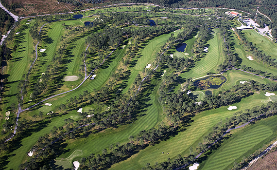 Vista aérea del Campo de Golf Meis