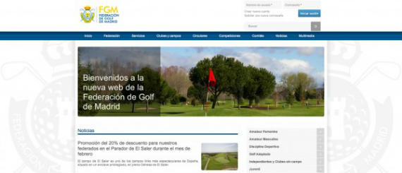 Imagen del artículo La web de la Federación de Golf de Madrid se renueva