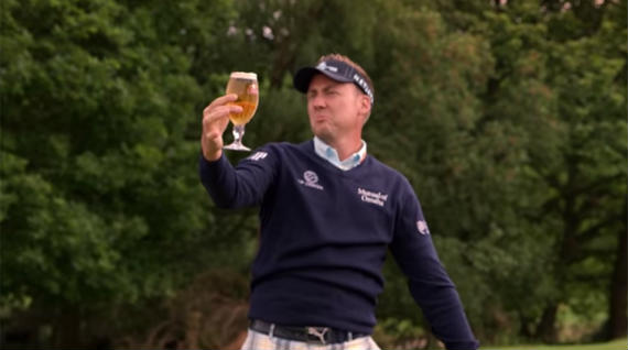Imagen del artículo Ian Poulter sirve la cerveza perfecta