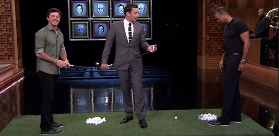 Imagen del artículo Jimmy Fallon reúne a Rory McIlroy y a Tiger Woods en un plató
