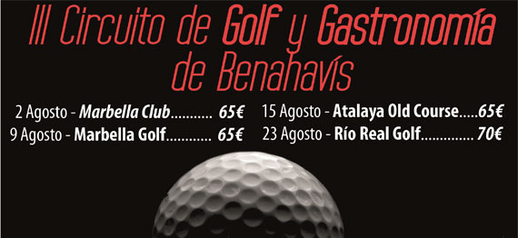Imagen del artículo Benahavís acoge el III Circuito de Golf y Gastronomía