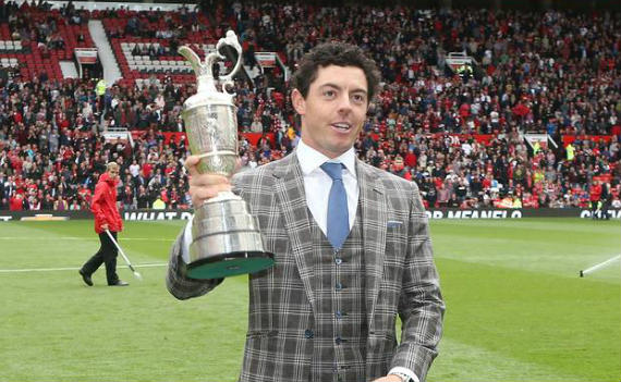 Imagen del artículo Rory McIlroy ofrece la jarra de clarete en Old Trafford y el protagonista es… su traje