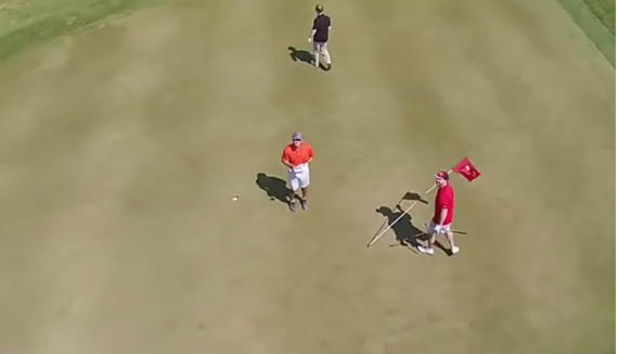 Imagen del artículo Los peligros de grabar una ronda de golf con drones