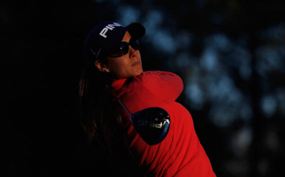 Imagen del artículo Azahara comienza con buen pie y ya colidera en el Coates Golf Championship