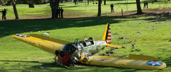 Imagen del artículo Aterrizaje de emergencia de Harrison Ford en un campo de golf