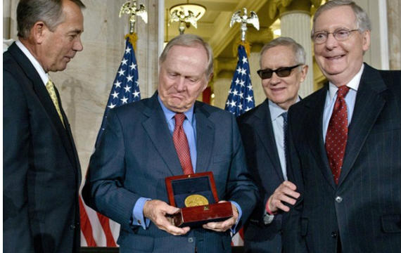 Imagen del artículo Jack Nicklaus recibe la medalla de oro del Congreso de los Estados Unidos