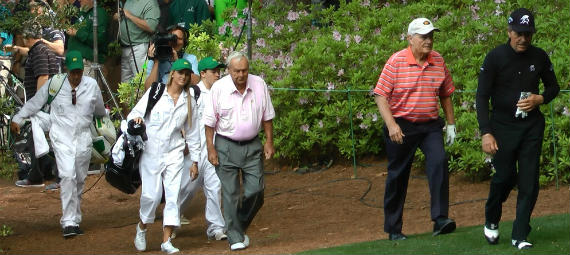 Imagen del artículo Olazábal, Jiménez y García, juntos en los pares 3 del Masters de Augusta