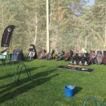 Exposición de material del fitting de Lauro Golf