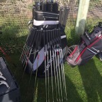 Los palos Inesis usados en la sesión de fitting