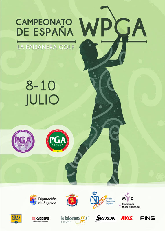 Cartel del Campeonato de España de la WPGA